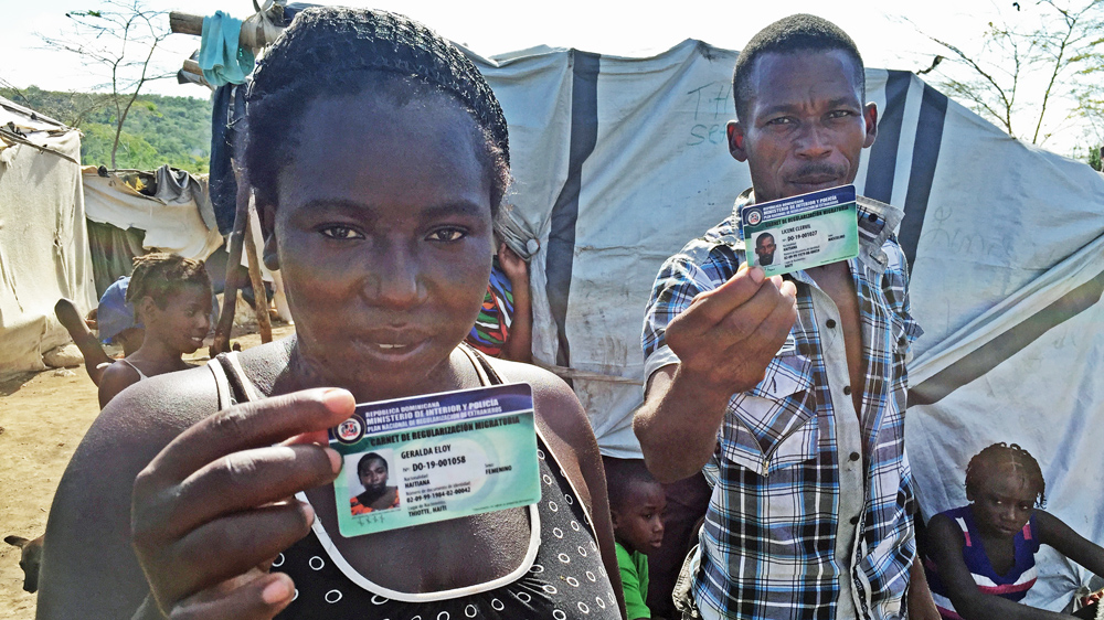Geralda Eloy fled the Dominican Republic because she did not feel safe [Matt Chandler/Al Jazeera] 