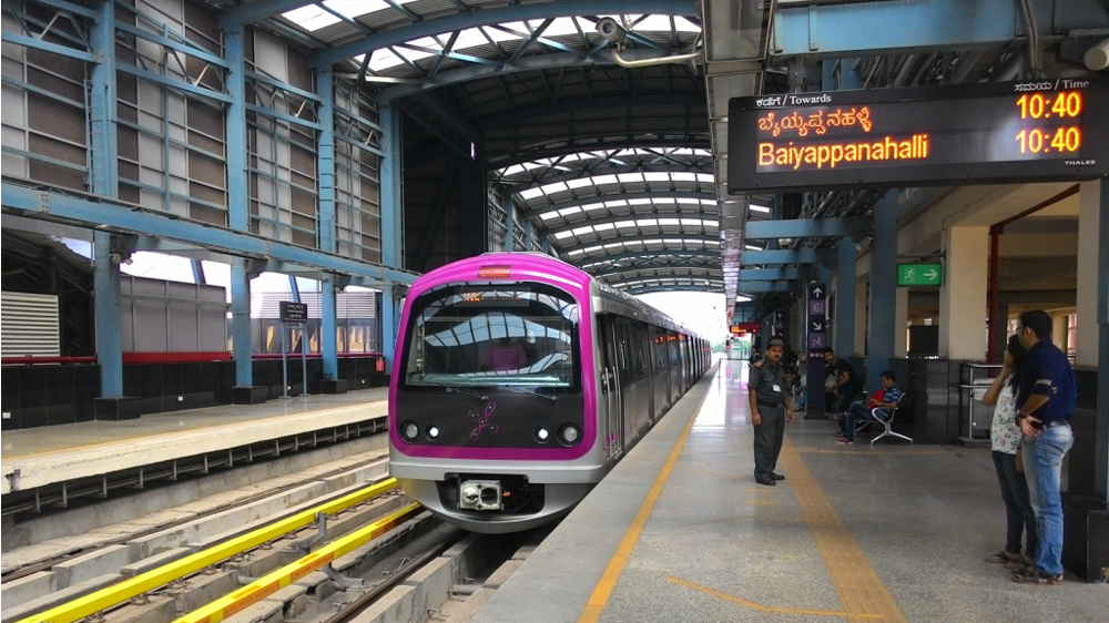 The official date of completion for all phases of the Metro is 2019 [Vishwas Pai/Al Jazeera]