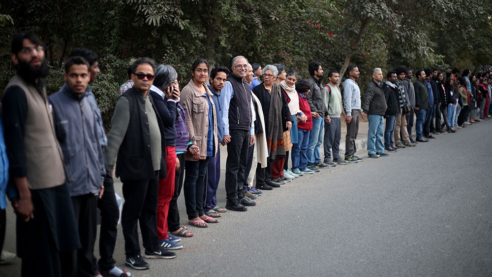 The students' union has now called for an indefinite shutdown beginning on Monday [Showkat Shafi/Al Jazeera]