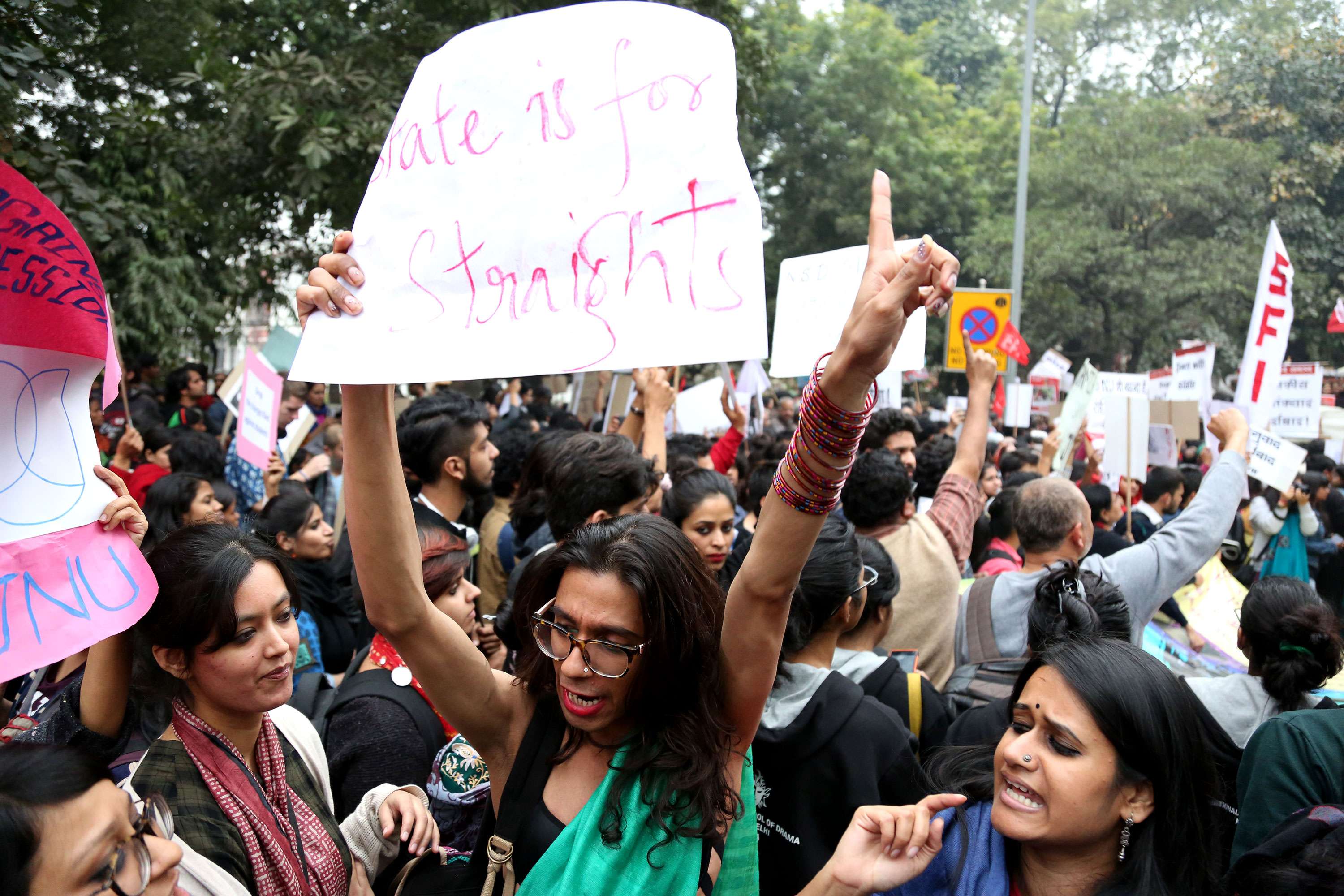 Protest In India [Showkat Shafi/Al Jazeera]