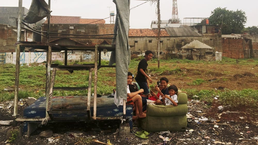 Boncos slum is one of the poorest parts of downtown Jakarta. Heroin is widely used here despite the drug crackdown [Drew Ambrose/Al Jazeera] 