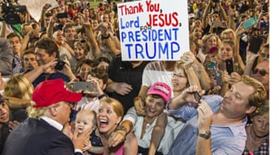 Trump rally lord jesus