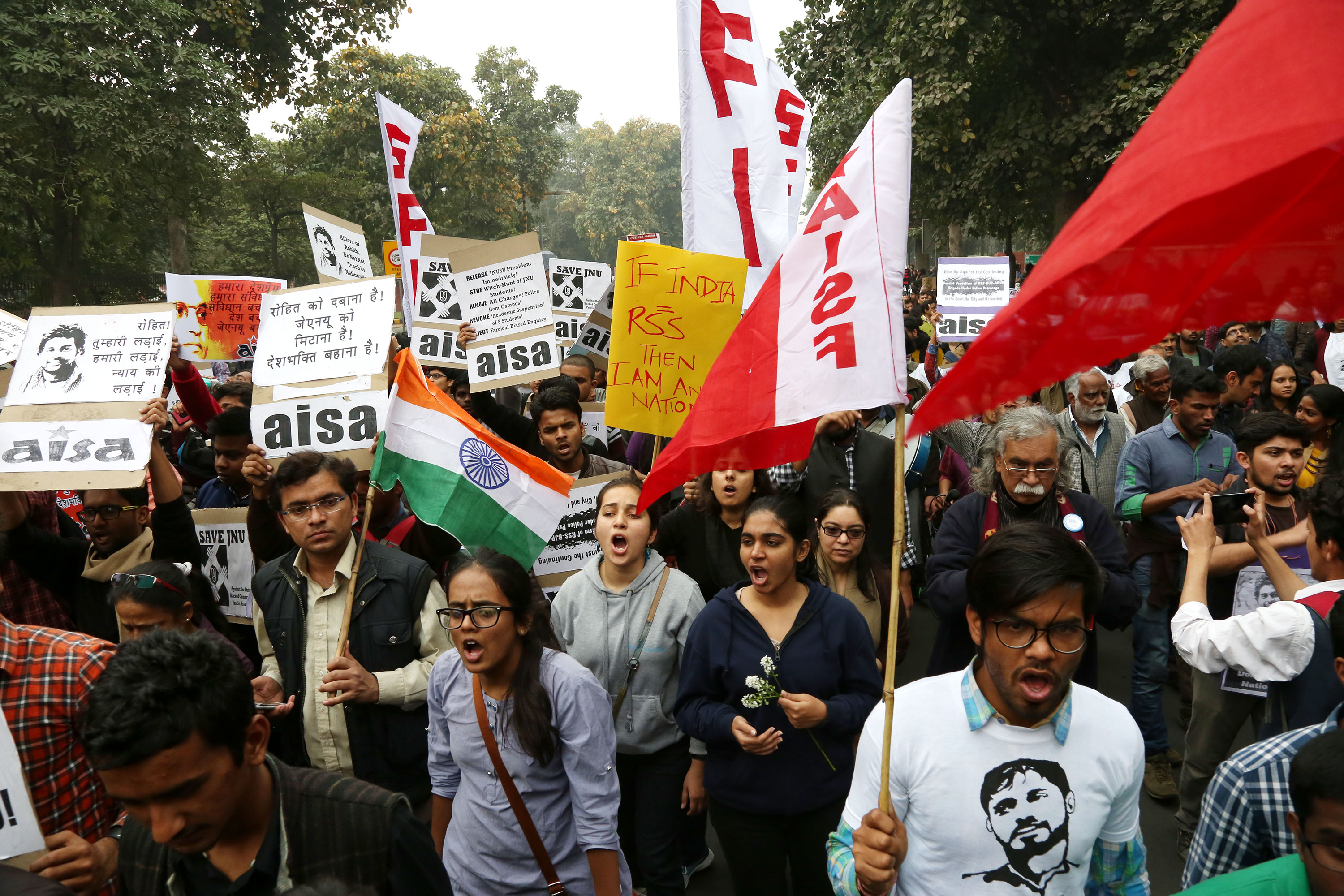 Protest In India [Showkat Shafi/Al Jazeera]