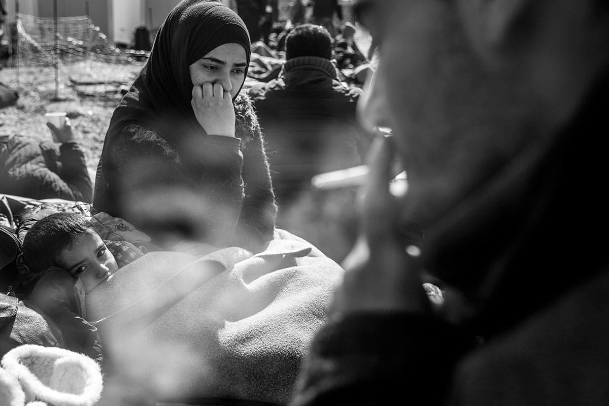 Idomeni refugee camp/ Please Do Not Use