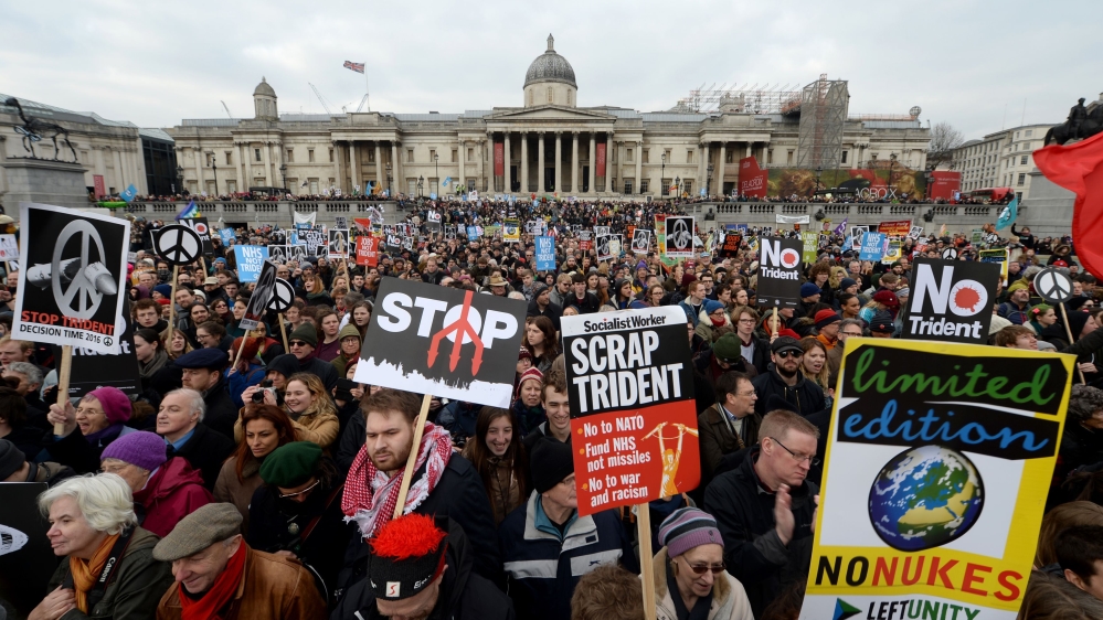 anti Trident rally