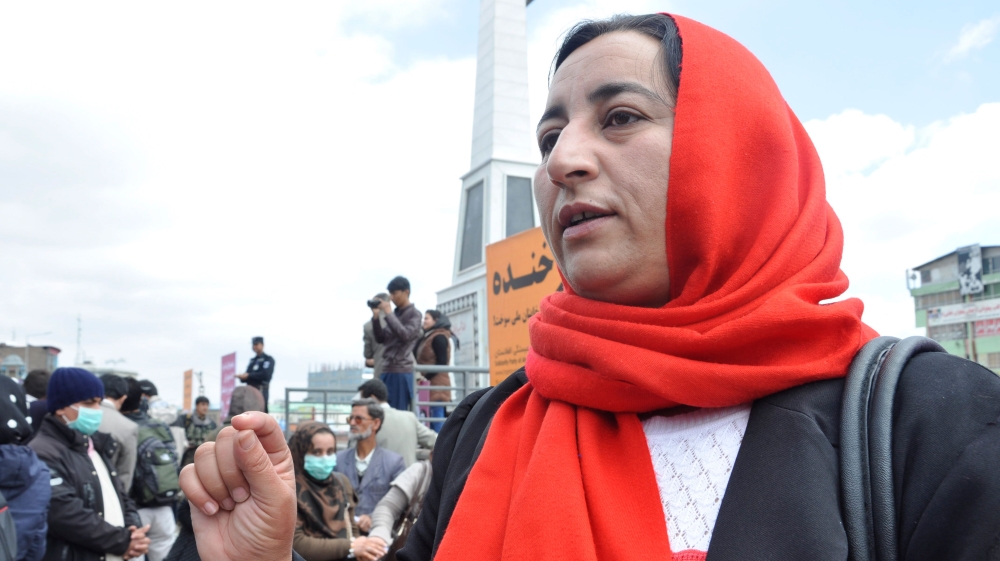 Belqis Roshan [Fatima Faizi/Al Jazeera]