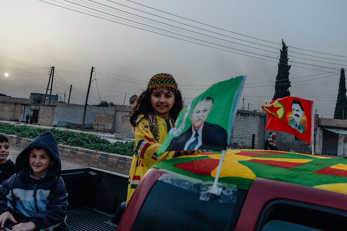 Syrian Kurds celebrate Newroz amid civil war/Please Do Not Use