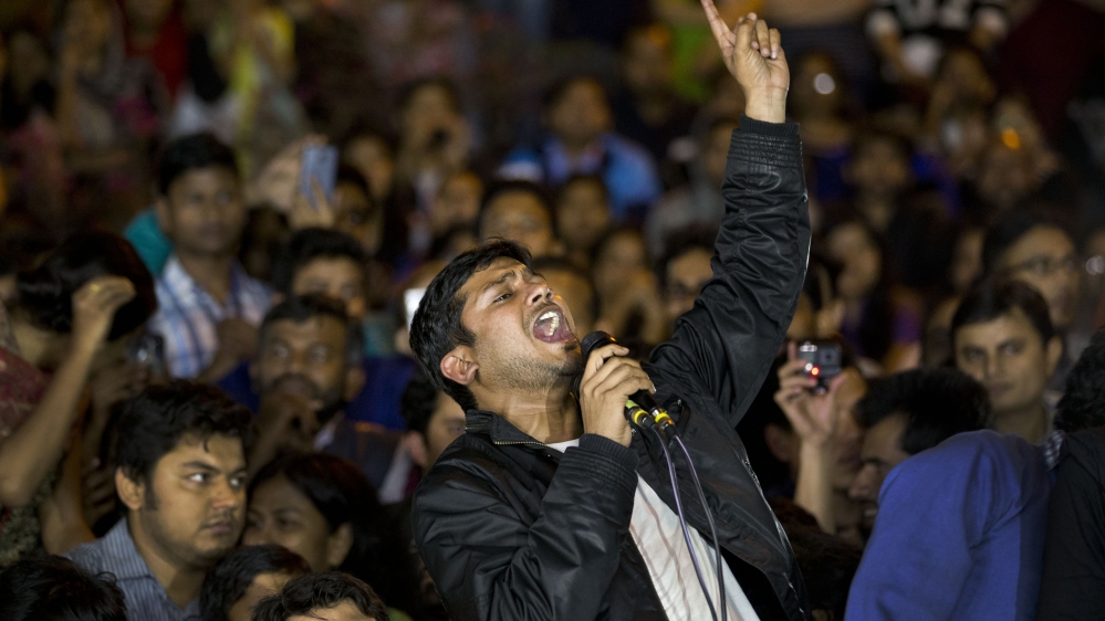 Kanhaiya India protests