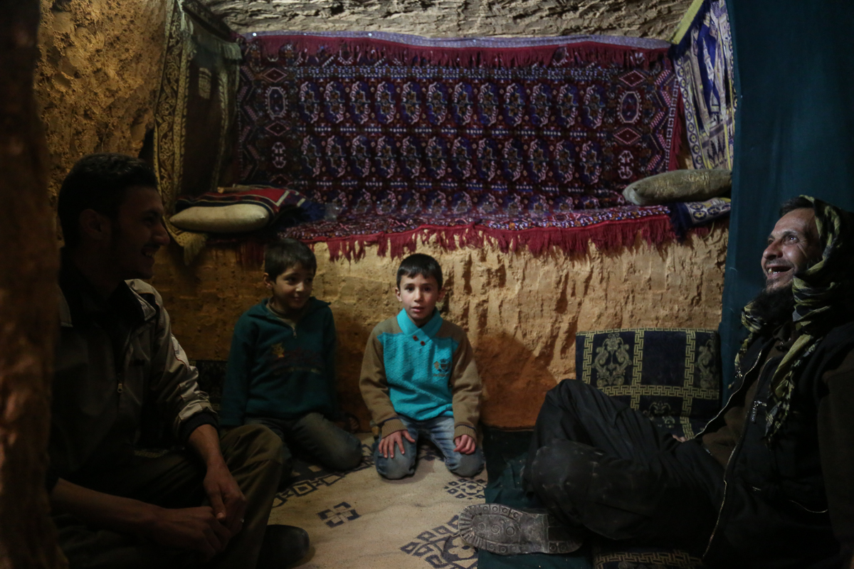 Syrian home destroyed