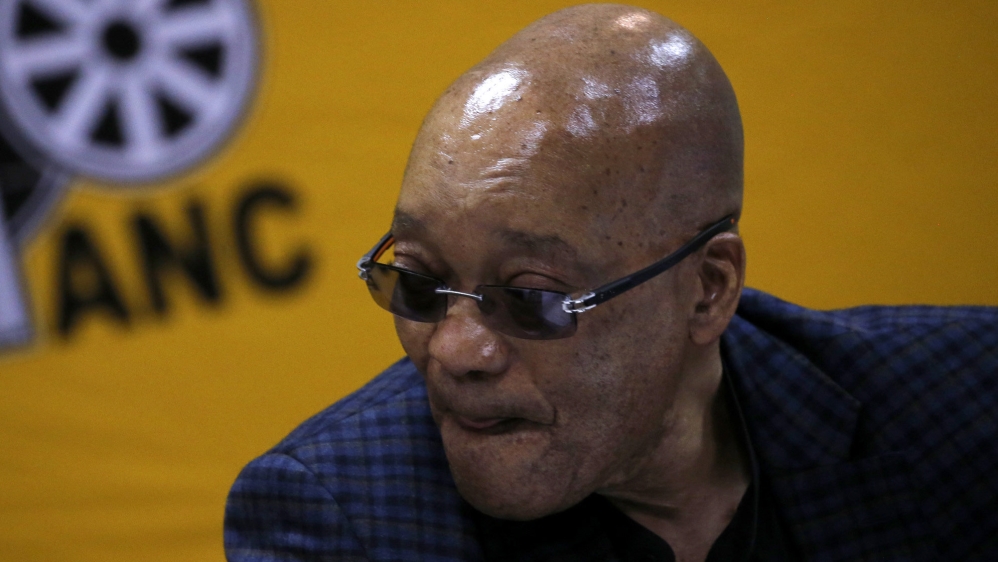 File photo shows South Africa''s President and ANC president Jacob Zuma at the party''s three-day National Executive Committee (NEC) meeting in Pretoria