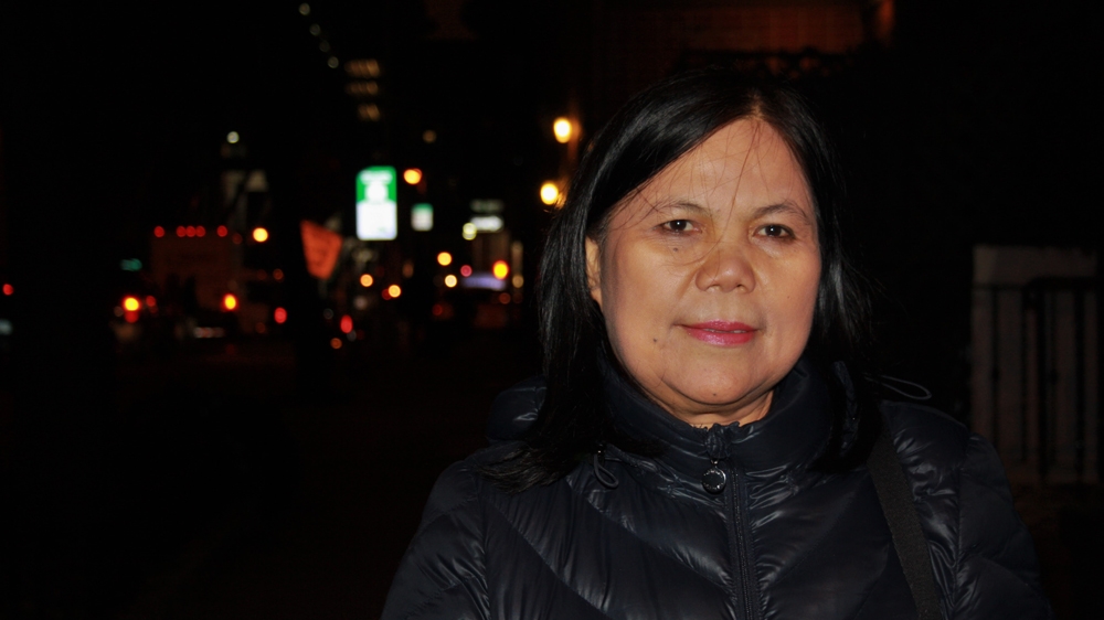 Juana Dwyer is a member of Damayan Cleaning Cooperative, which, just like Beyond Care, receives counselling and support from the Center for Family Life [Lene Bech Sillesen/Al Jazeera ]