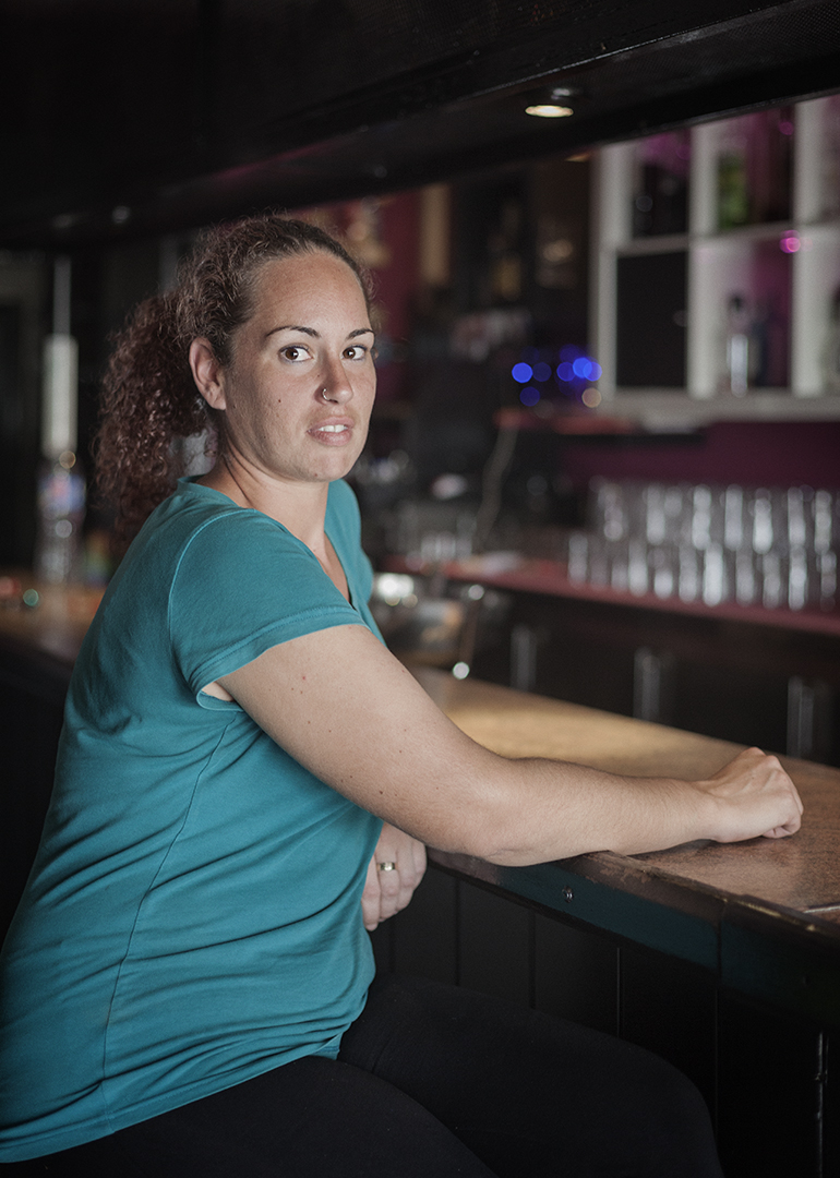 Virginia Sanchez quit school when she was 16. She works on the farm from 7.30 in the morning until 3.30 in the afternoon [Hagar Jobse/Al Jazeera] 