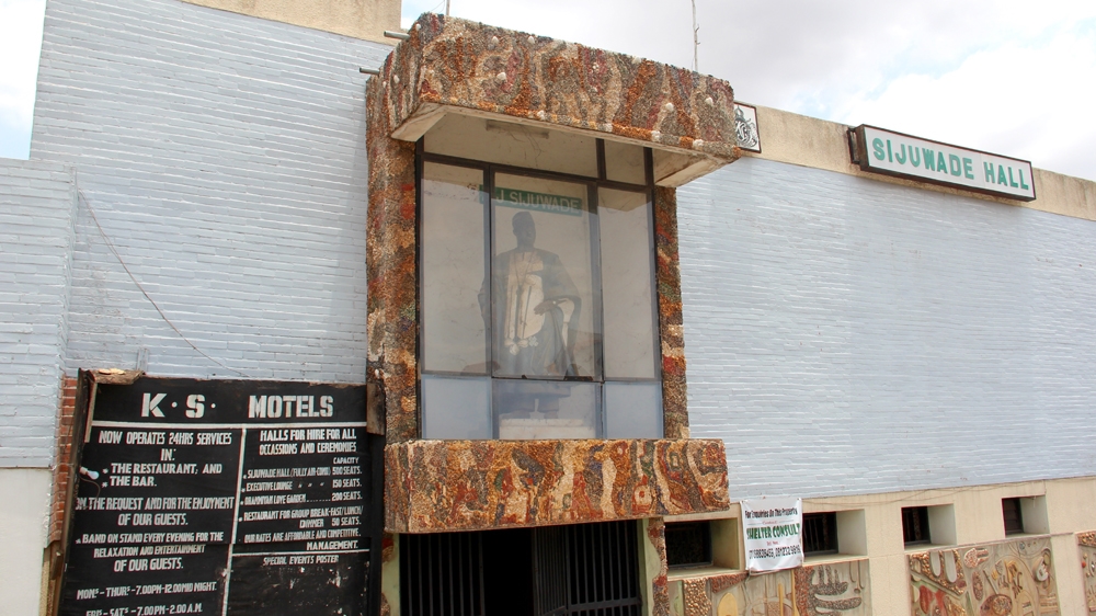 KS Cinema, which showed the blockbuster Àiyé in the 1970s, is now an events hall [Femke van Zeijl/Al Jazeera]