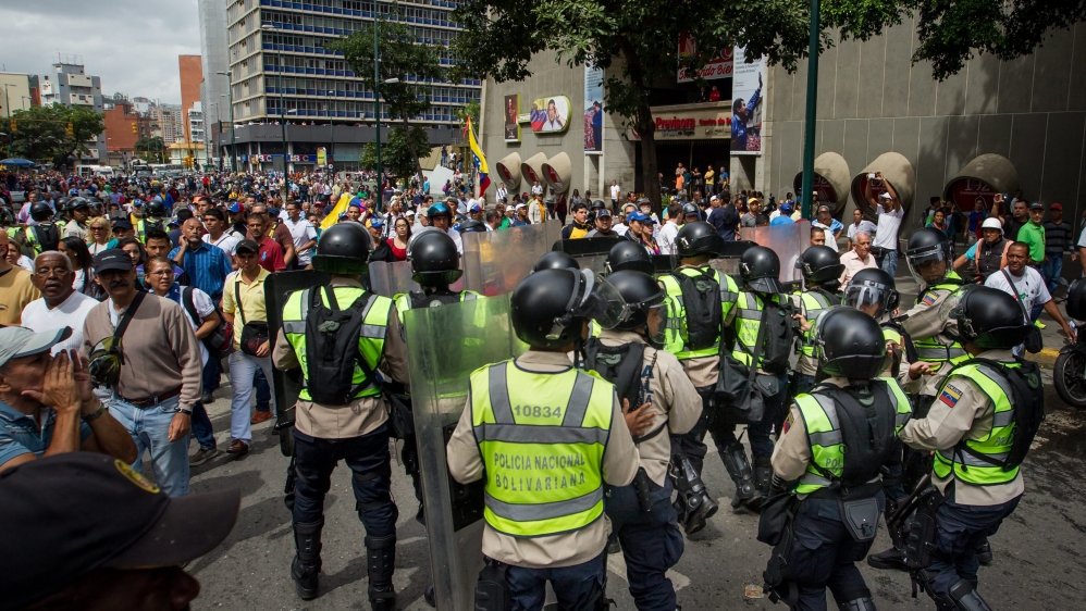 Caracas protests