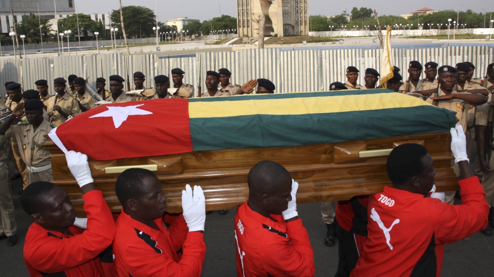 Three people died in the attack - the team's assistant coach, press officer and the bus driver [Reuters]