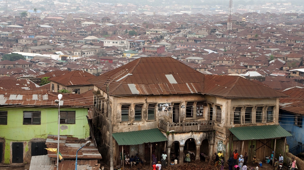A traditional family house in Ibadan [Hamed Adedeji/Al Jazeera]