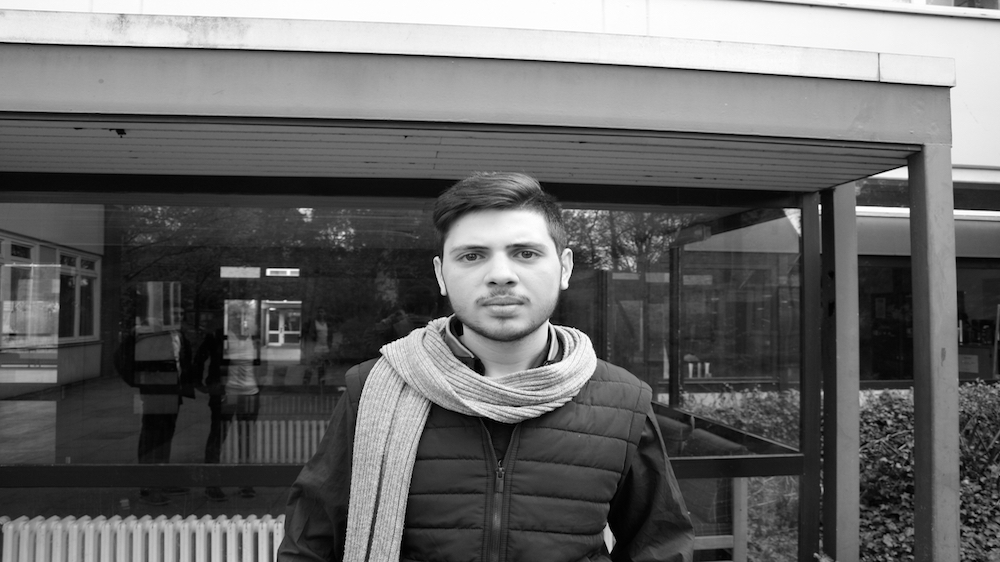 Fahed left his home in Aleppo last July, setting off for Europe alone [ Caelainn Hogan/Al Jazeera] 