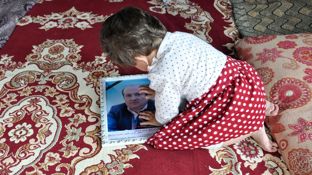 Mohammed Ali Mohammadi left behind two daughters and a wife [Fatima Faizi/Al Jazeera]