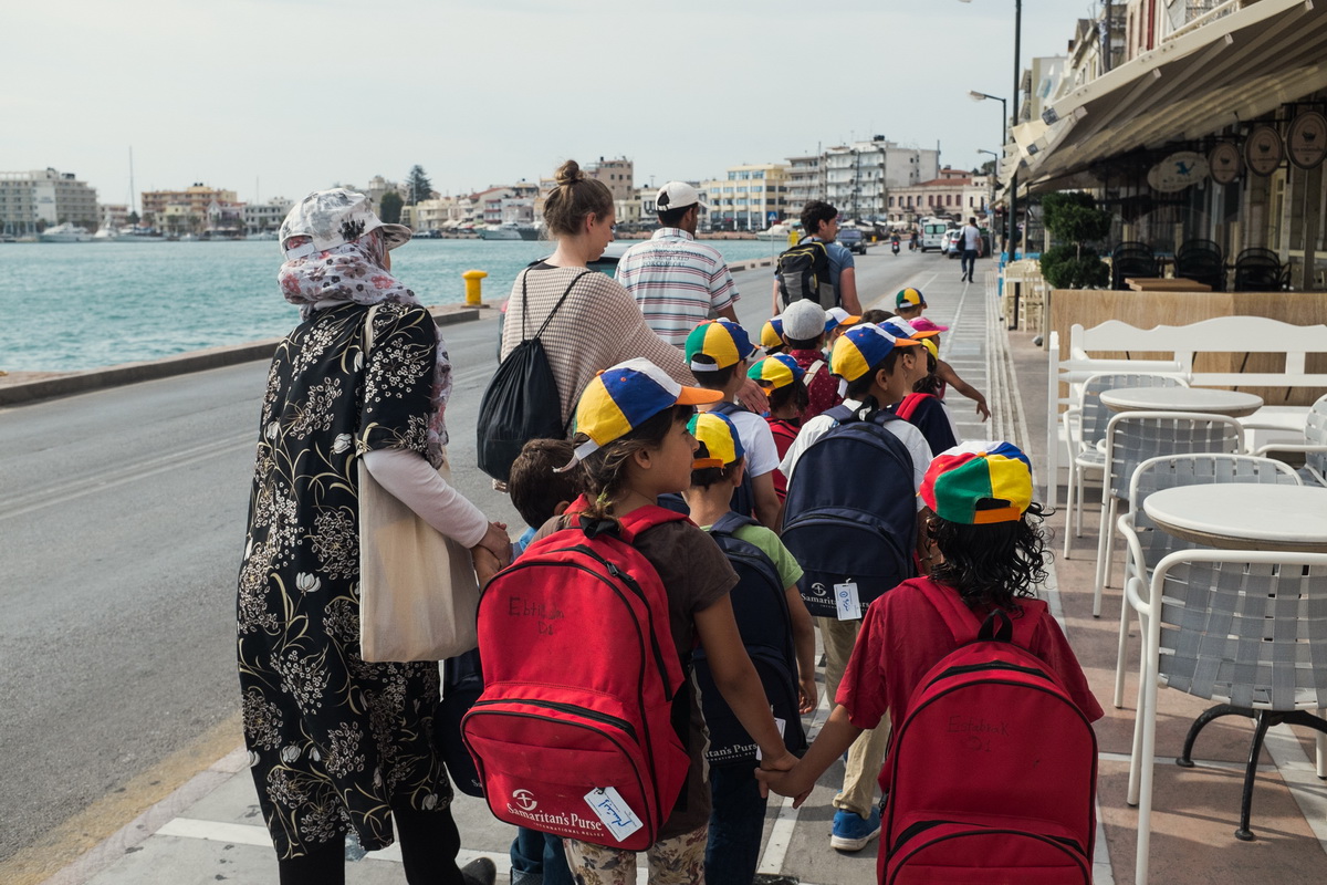 Chios refugee school