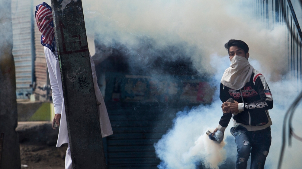 With Tuesday's killings, the death toll in the unrest, which has entered its third month, climbed to 79 [Dar Yasin/AP]