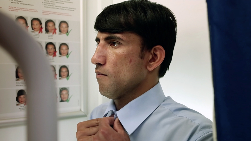 Soon after Jamshid Hamta, 27, arrived in Germany the Taliban killed his father [Matthias Kossmehl]