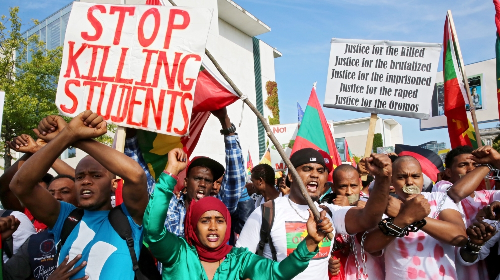 Demonstration of Oromo Liberation Front