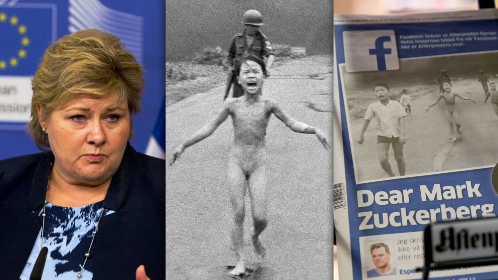 Napalm girl facebook norway