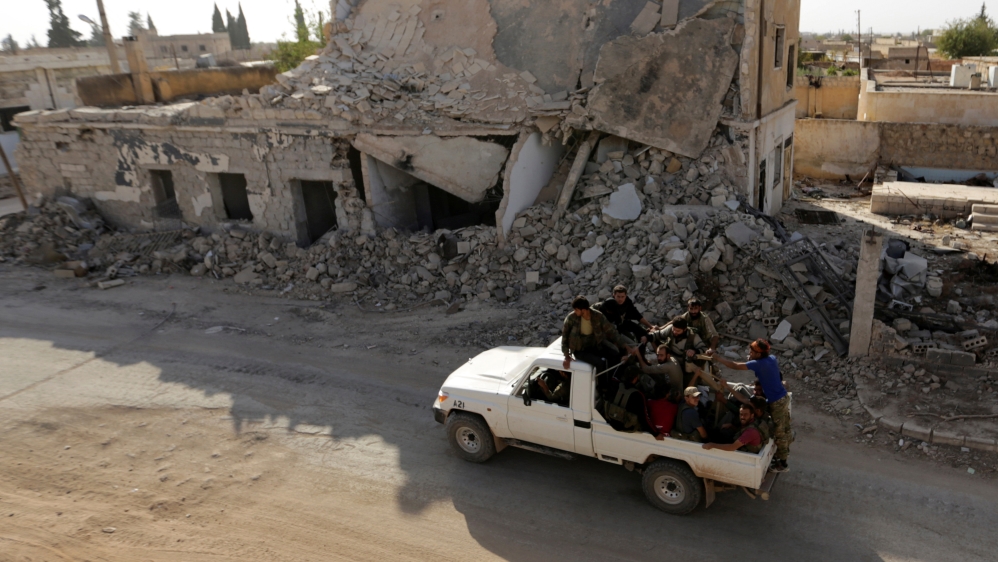 Rebel Fighters in Aleppo