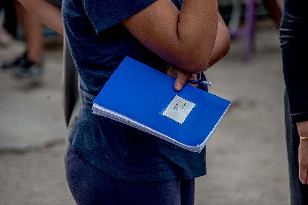 The school bell rings for refugee children in Greece/Please Do Not Use