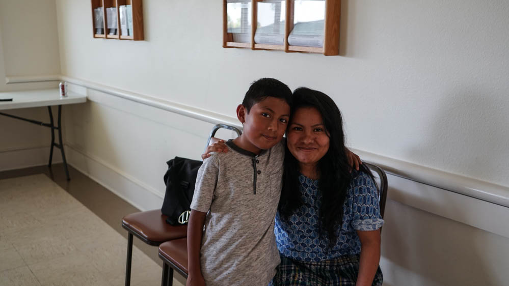 Hilda and Ivan fled from domestic violence and widespread gang violence back in 2014 [Patrick Strickland/Al Jazeera]