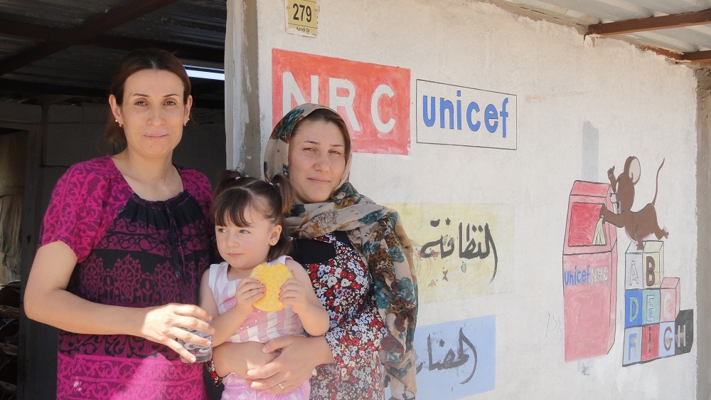 Syrian refugees, Domiz camp, Iraq's Kurdish region
