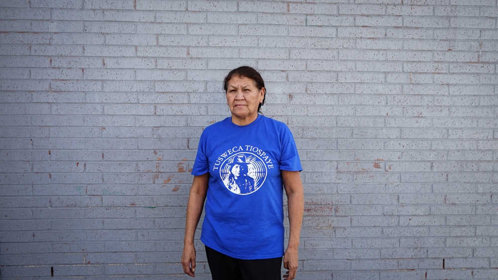 
Cheryl Locke is a fifth grade teacher who has witnessed generation after generation deal with the consequences of poverty, alcoholism and drug use [Patrick Strickland/Al Jazeera] 