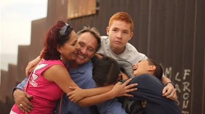 Emma's husband and three sons have visited her in Tijuana nearly every weekend since she was deported in 2006 [Courtesy of Emma Sanchez's family]