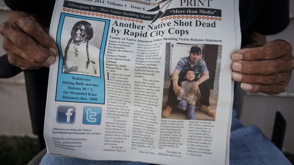 The increased rates of police killing and incarceration represents a big problem in the community [Patrick Strickland/Al Jazeera]