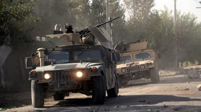 Afghan security forces retook control of Aachin district of Kunduz after it was briefly taken over by the Taliban in August [EPA]