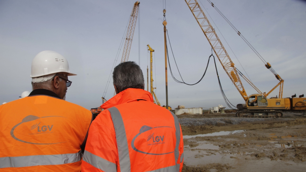 Railway construction morocco