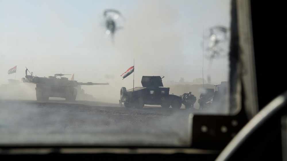 The three-week-long Mosul offensive has slowed down in recent days as Iraqi forces have pushed into more densely populated areas of the city [Al Jazeera]