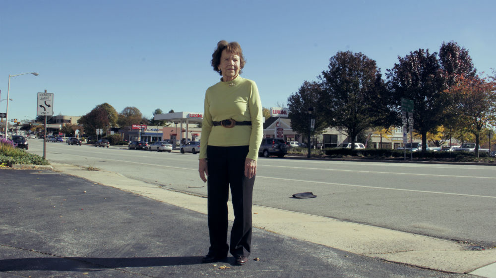 Margot McKee prefers Trump over Clinton, who she thinks is corrupt and has no style [Hector Muniente/Al Jazeera]