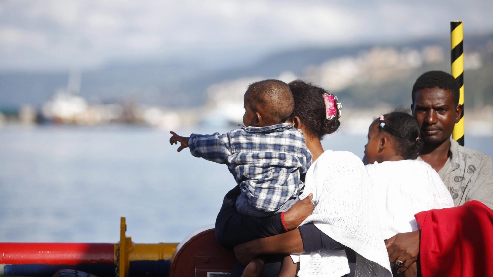 Italian Red Cross rescue operation in Mediterranean Sea