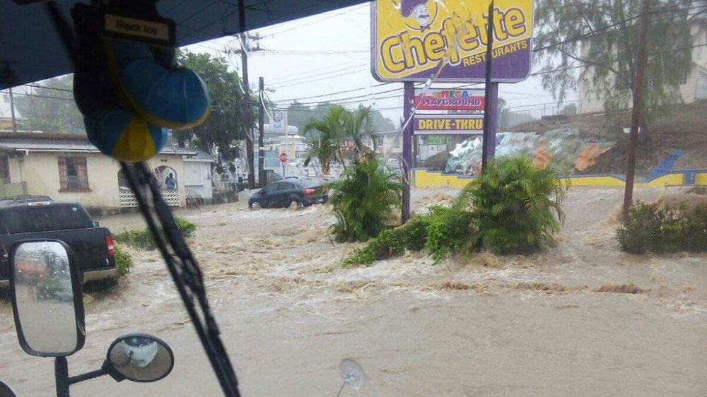 Flooding in the Caribbean
