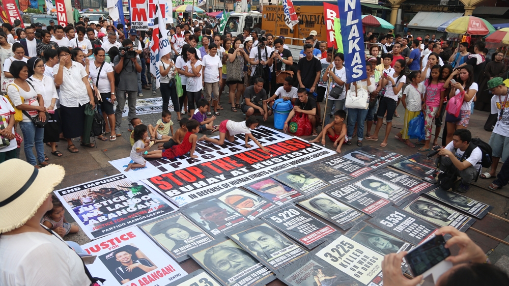 Duterte, who launched a bloody war on drugs earlier this year, has been compared to Marcos [Ted Regencia/Al Jazeera]