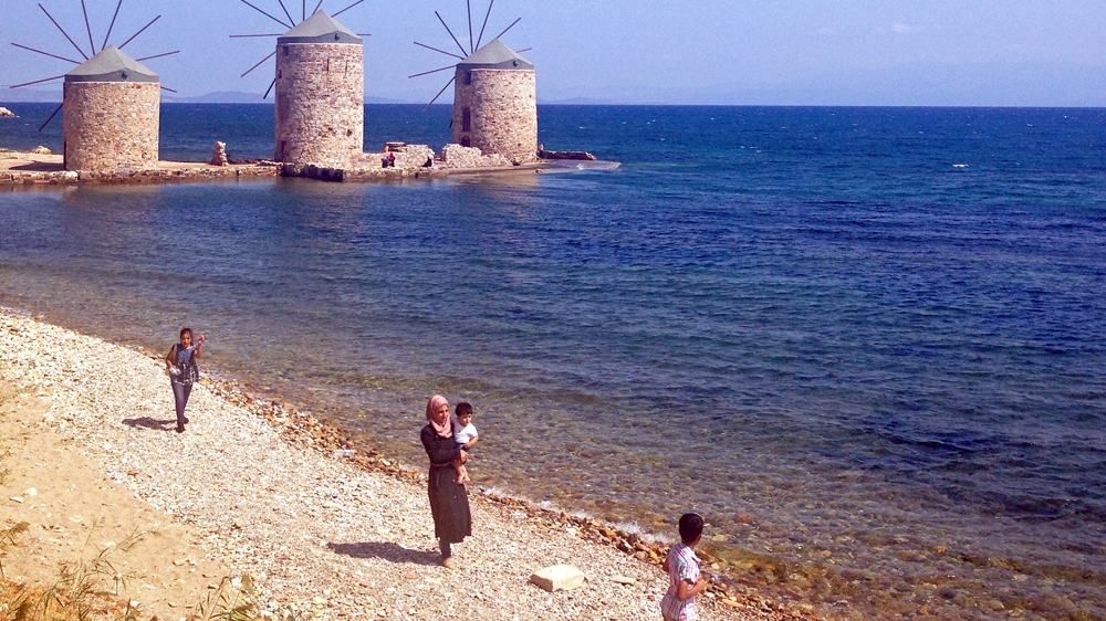 Refugees on the island of Chios, Greece; September 2016