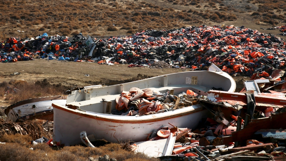 Aegean Sea refugee wreck