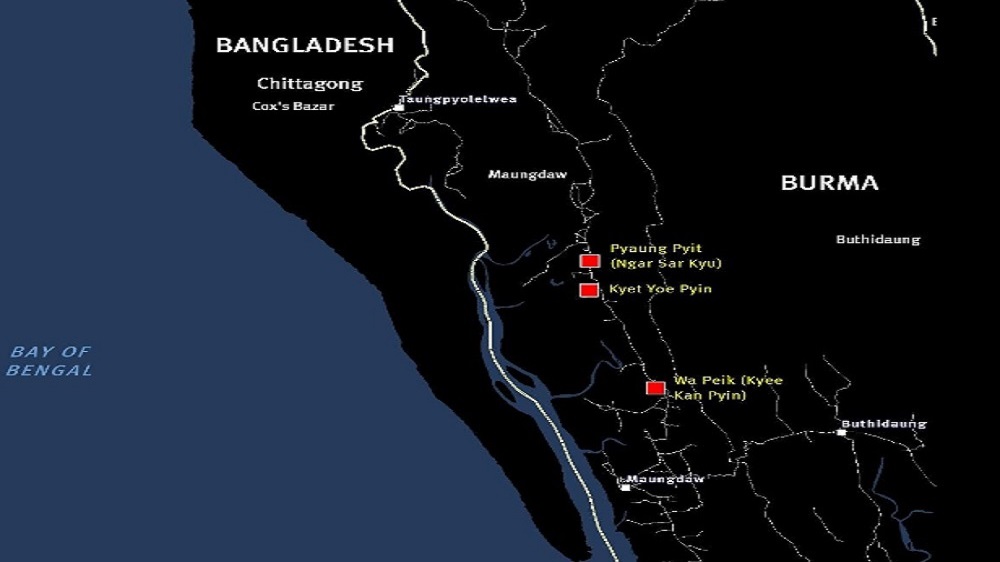 Satellite images, Myanmar
