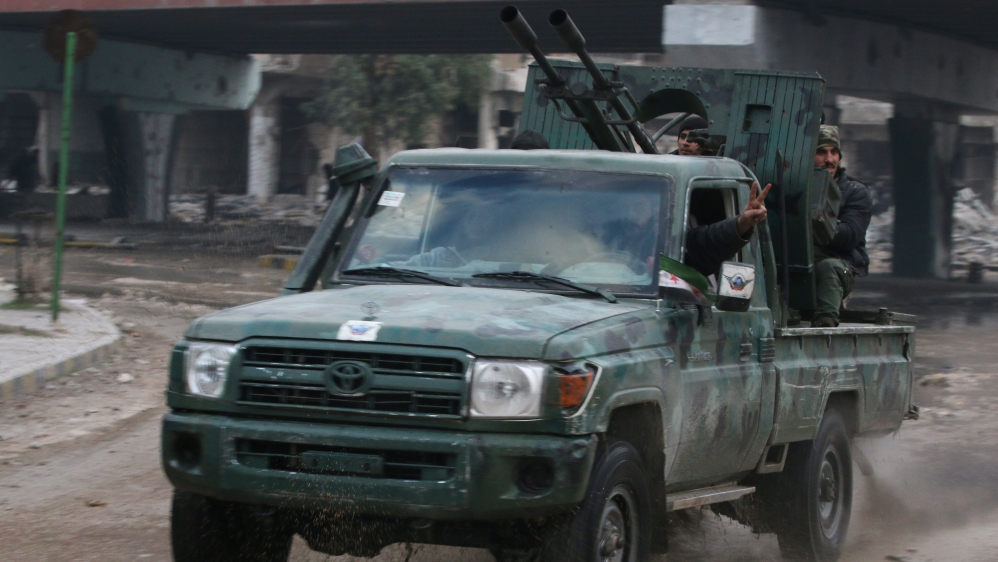 Rebel fighters have vowed to continue fighting despite sustaining huge losses to government forces [Abdalrhman Ismail/Reuters]