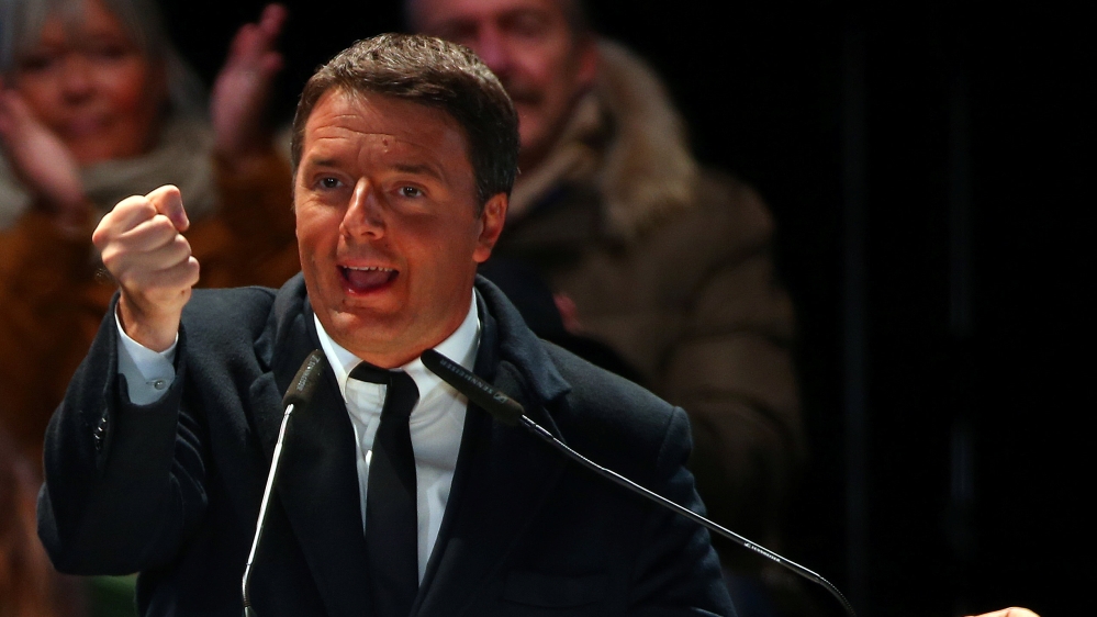 Italian PM Renzi