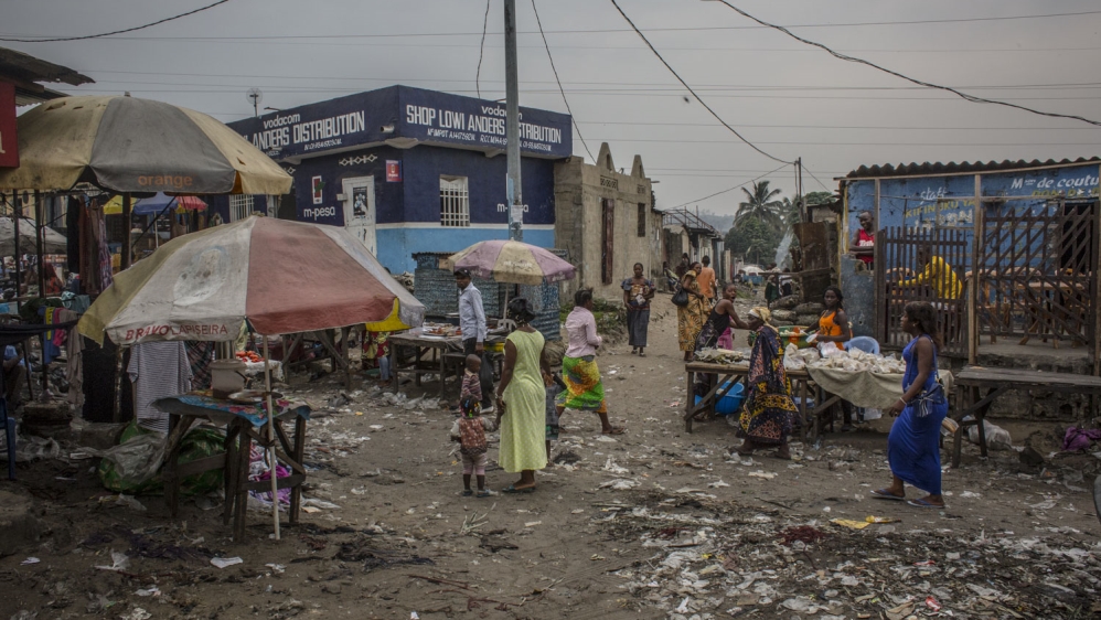 Streets of the Lubugi district in Kinshasa [Francesca Volpi/Al Jazeera]