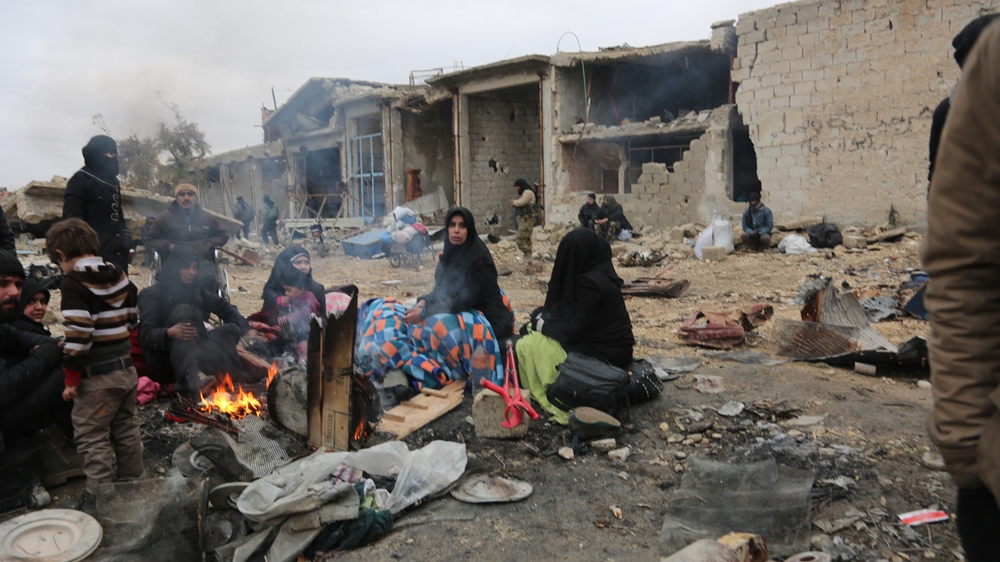 Many viewed their flight as necessary due to the rapid incursion of pro-government forces into Aleppo's east [Zouhir Al Shimale/Al Jazeera]