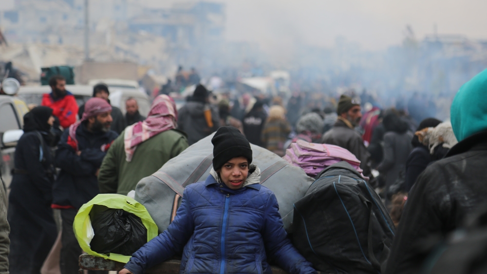 In Aleppo, residents faced the threat of starvation due to a protracted government siege [Zouhir Al Shimale/Al Jazeera]