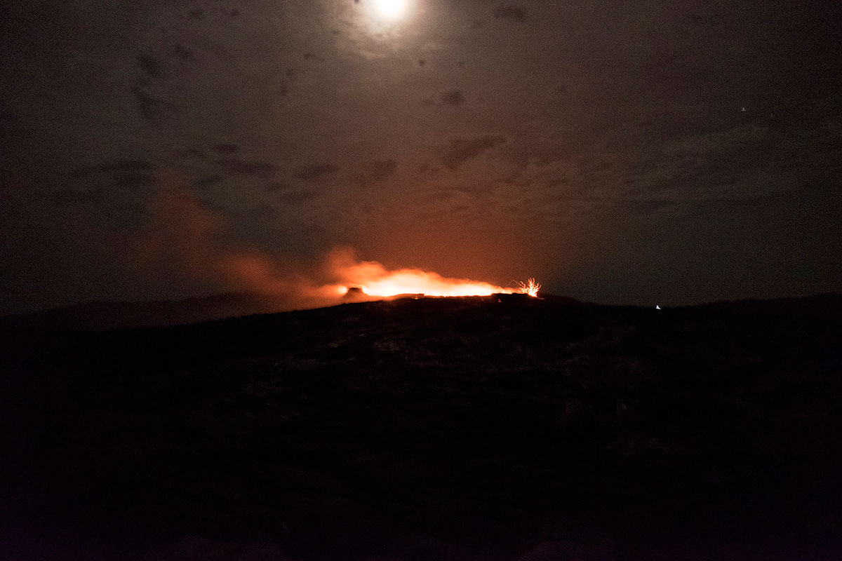 Visiting the lava lake of Erta Ale, Ethiopia/ Please Do Not Use